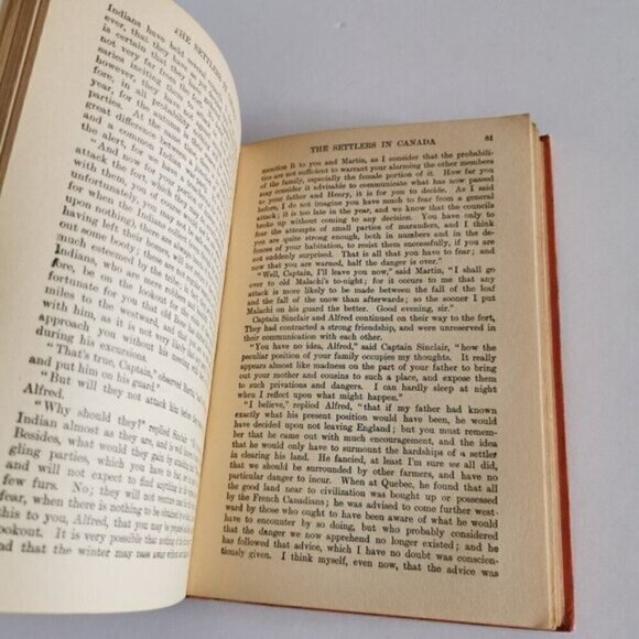 1910s Settlers in Canada Book Captain Marryat Blackie Pub Art Deco Ornate - Picture 5 of 7